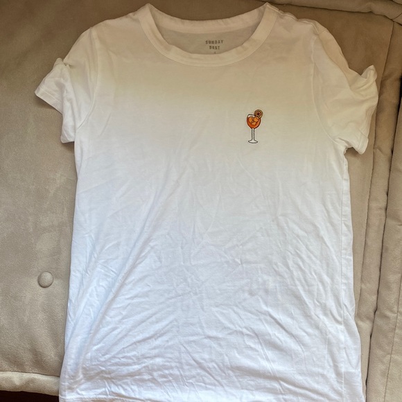 Sunday Best Tops - Sunday best aperol spritz tee size small